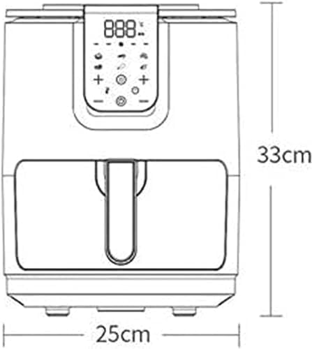 oven mini oven air fryer oven Small Air Fryer, Air Fryer for Home Use 1400W Power Air Fryer Digital Led Touch Screen Timer Temperature Control Electric Deep Fryer Air Fryer Kitchen Tools Small Air F