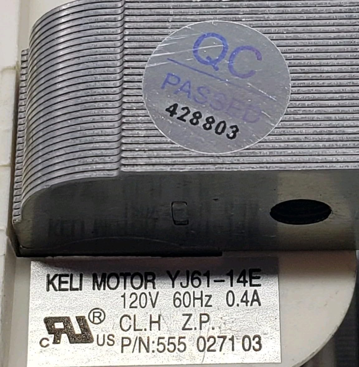 New OEM Replacement for Frigidaire Oven/Micro Convection Fan + Motor 555027103