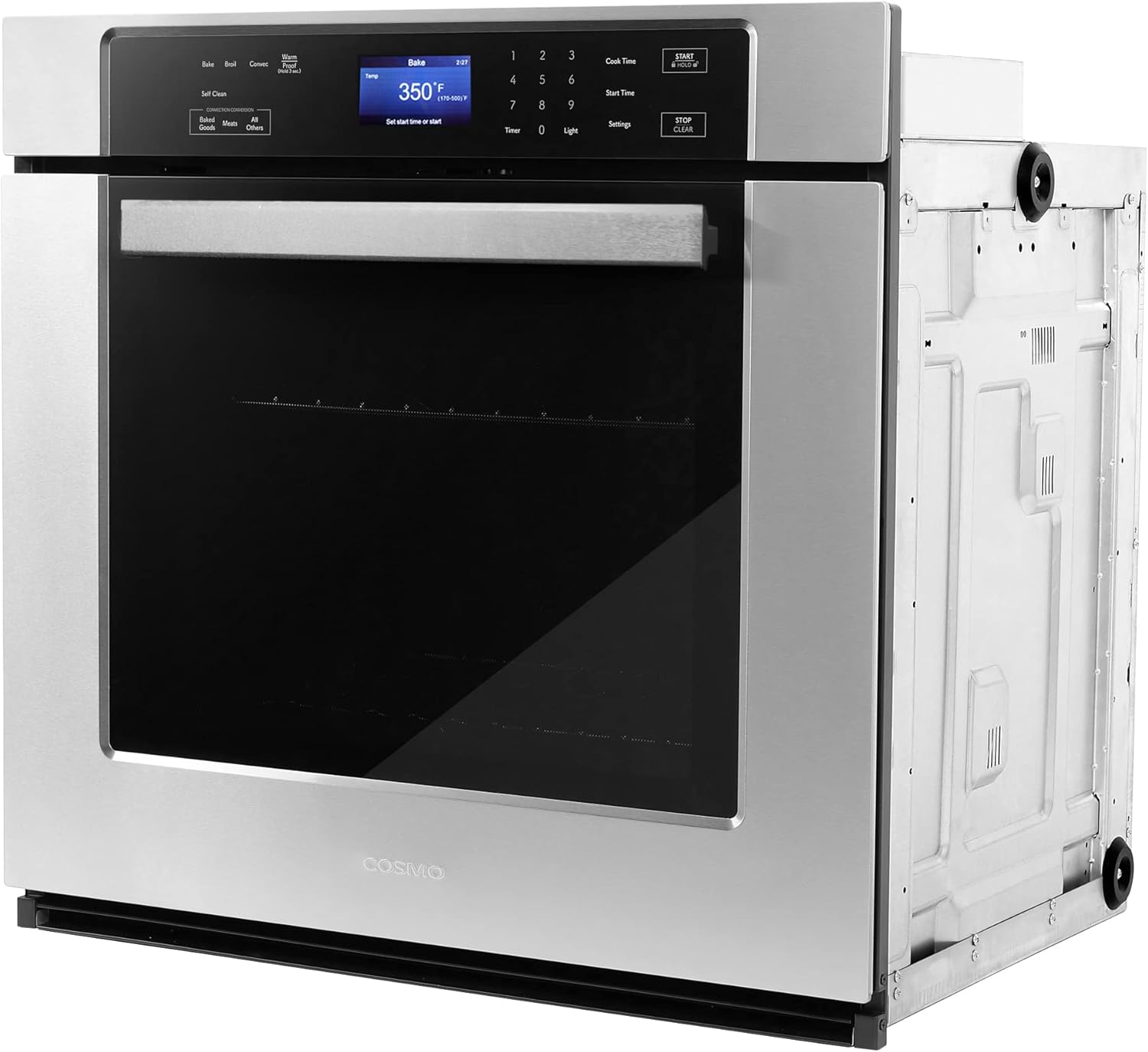 COSMO COS-30ESWC 30 in. Haven Collection 5 cu. ft. Electric Wall Oven with True European Convection and Self Cleaning in Stainless Steel