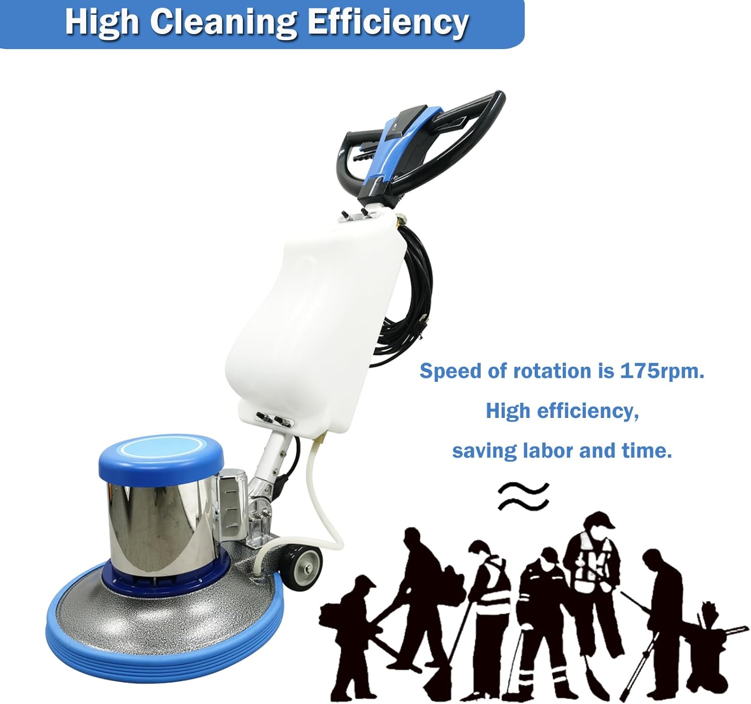 INTSUPERMAI Commercial Floor Buffer Industrial Floor Polisher Buffer Machine 17