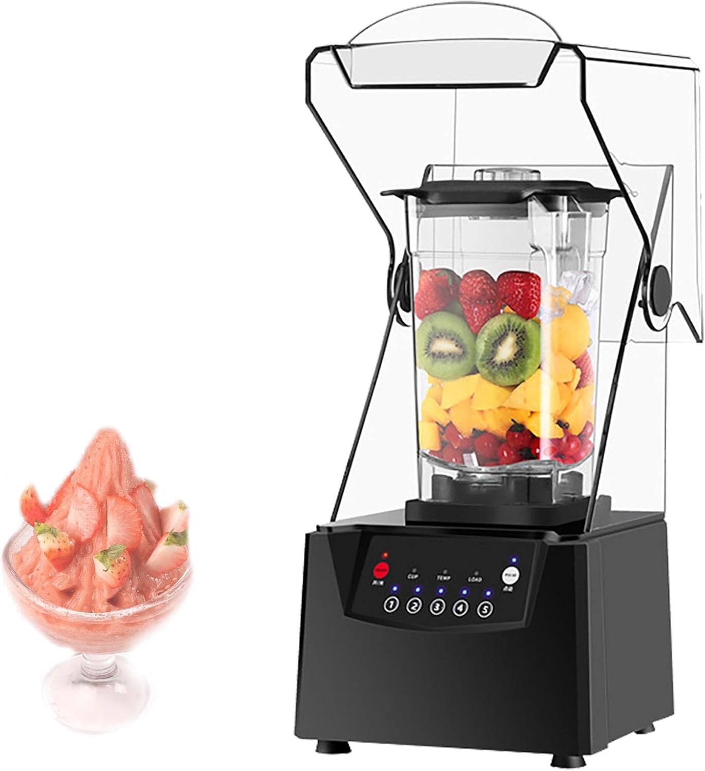 2L Blender Smoothie Maker,Commercial Blender,Multi-function High Speed Electric Food Blender,For Smoothies, Juices,Milkshakes,Salad Dressings