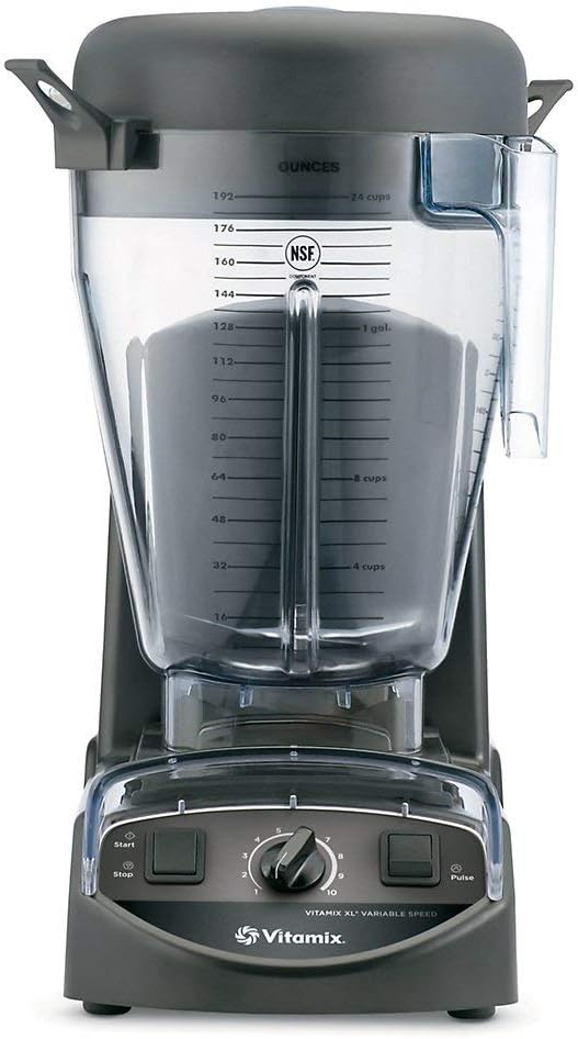 Vitamix 5201 XL Variable Speed Blender, 64 Ounce, Black/Clear