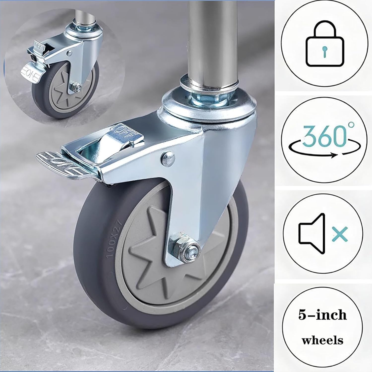 Commercial Laundry Cart with Wheels Heavy Duty Collapsible Laundry Cart, 12 Bushel Industrial Rolling Baskets Trucks with Steel Frame and Waterproof Oxford Cloth, for Home Organizer Storage