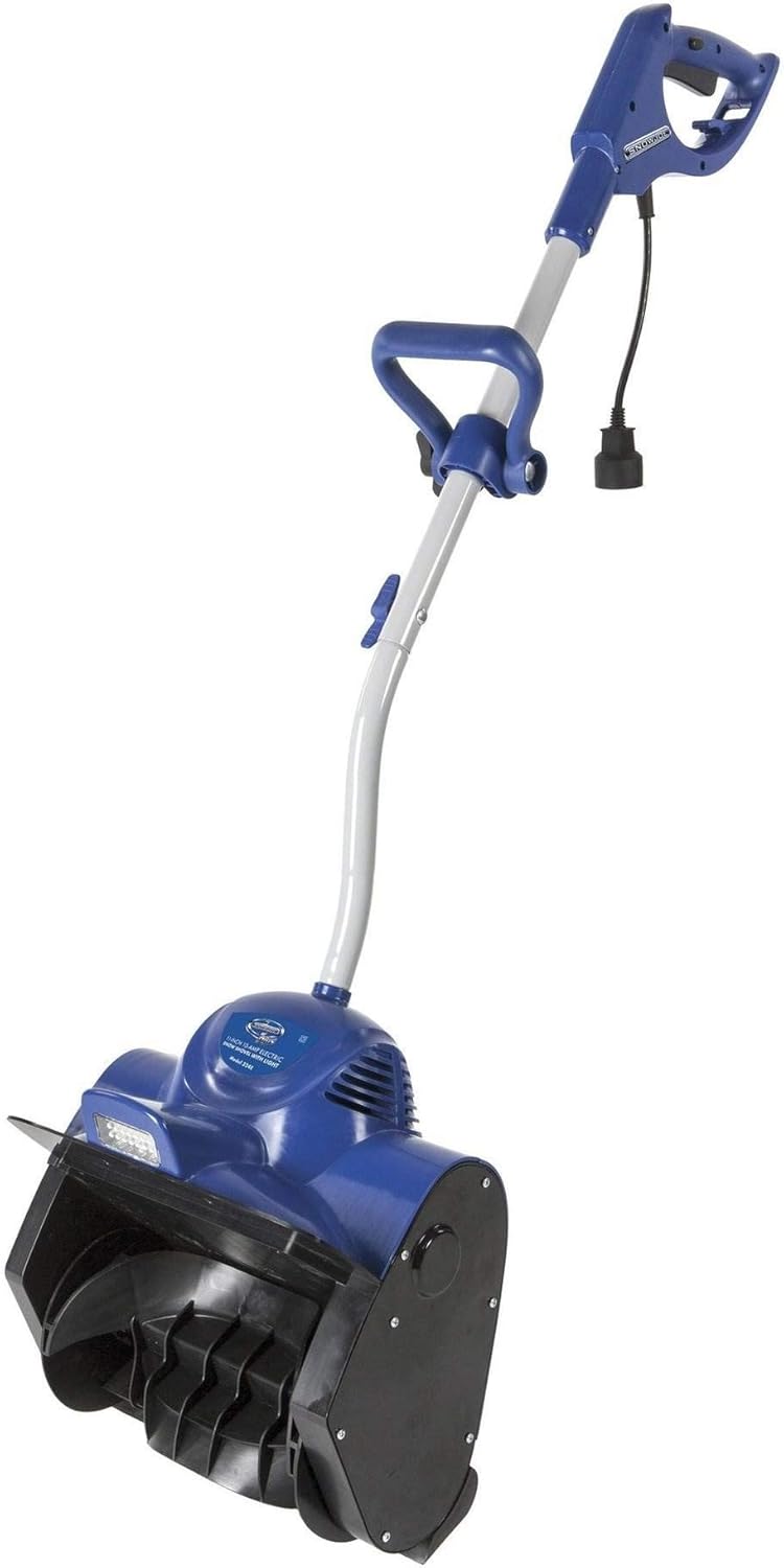 Snow Joe Corded Electric Snow Shovel, 10 Amp Powered Snow Thrower with Headlight and 11