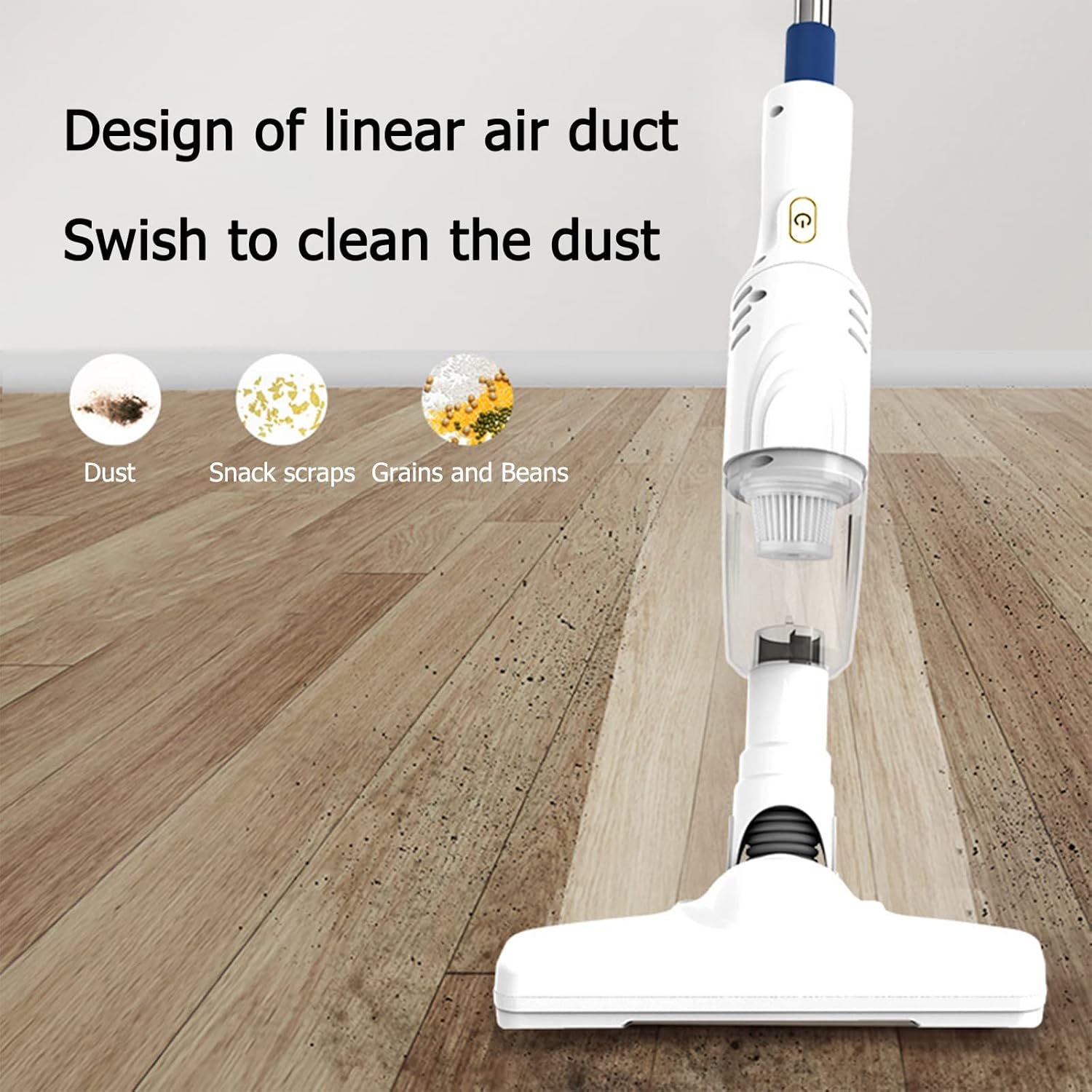 Portable Cordless Vacuum Cleaner,High Power Suction Stick Vacuum,Light Weight Household Car Compact Vacuum Cleaner for Carpet,Hardwood Floor,Pet Hair
