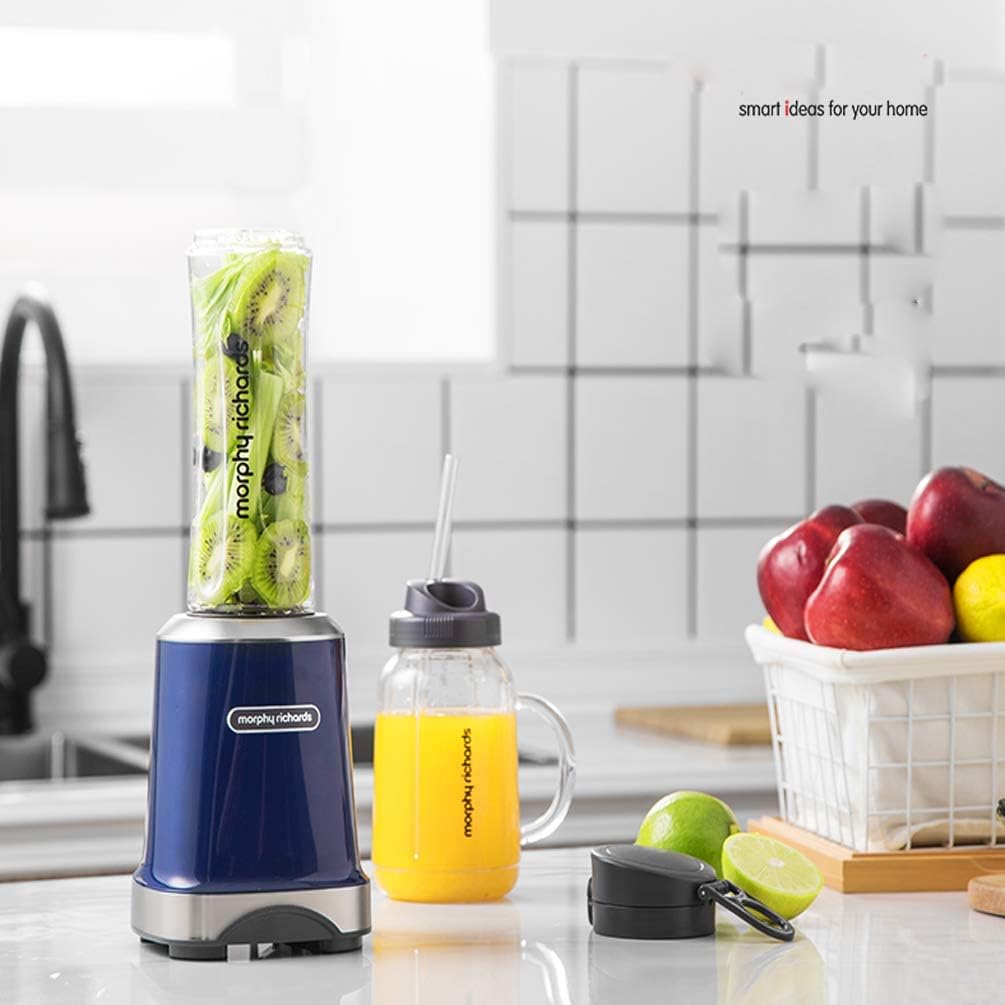 Portable Blender, Mini Blender Smoothie Maker with USB Rechargeable Electric Blender Professional Commercial for Vegetables and Fruit Smoothie Maker Blender Food Processor 600Ml 300w