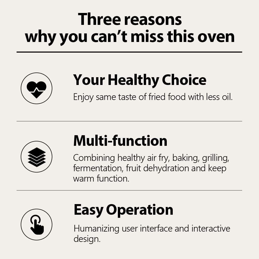 Toshiba TL2-AC25CZA(GR) Air Fryer Toaster Oven, 6-in-1 Digital Convection Oven for 9 Cooking Presets, 6-Slice Bread/12-Inch Pizza, 1750W, Charcoal Grey