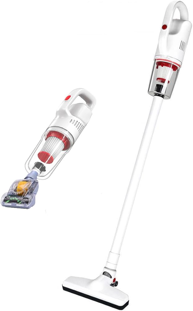 Aoun Cordless Rechargeable Stick Vacuum Cleaner with Bed Vacuum, 2-in-1 Mattress Vacuum and Handheld Vacuum, 15000pa Suction Upright Vacuum with HEPA Filter, Household Stick Vacuum for Hardwood Floor