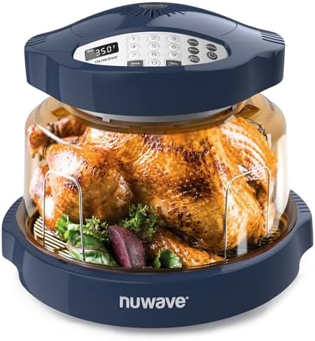 Nuwave Pro Plus 2 Infra-Red Oven, Countertop, Convection, Cook Fresh or Frozen, No Defrosting or Preheating, Cook Healthy, 360 Surround Heat, Adjustable Temps, 100 Presets, 50 Memory, Tough Power Dome