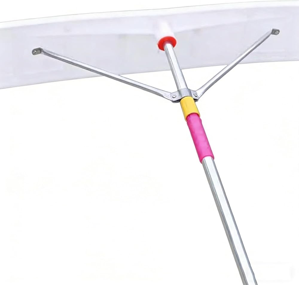 Adjustable Roof Snow Rake 4.9–20.5 ft, Aluminum Roof Snow Remover with 26