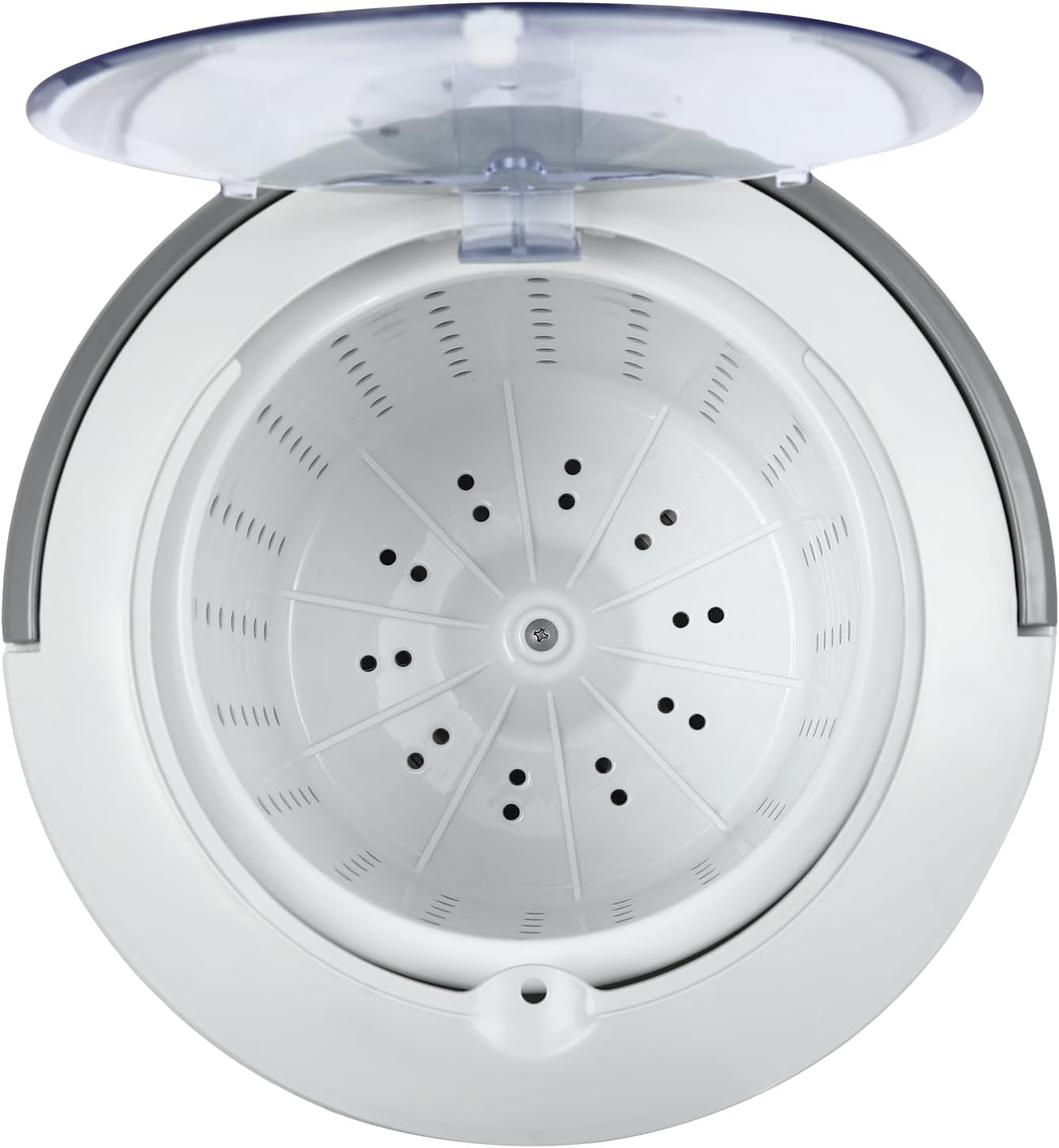 12L/3.17Gal Manual Dehydrator, Mini Manual Dehydrator Washing Machine, Foot Operated Non-Electric Dehydrator for Camping, Traveling, Student Residence, And Hotel Use