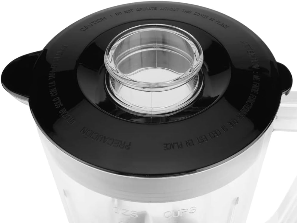 Speed Blender, 360W High Power Countertop Blenders for Kitchen, 48 Oz Blender Glass Jar for Shakes, Ideal for Smoothies,Crush Ice,Purees,1.5L jar, Black