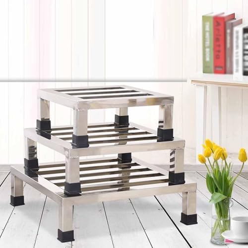 Heavy Duty Stainless Steel Appliance Riser - Elevate Washer & Fridge, Prevent Floor Damage, Enhance Stability, Durable Shelf for Home & Laundry Room