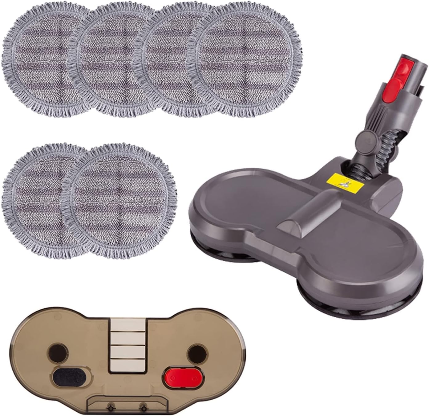 Electric Wet Dry Mop Head Brush Head Compatible with Dyson V8 V7 V10 V11 Vacuum Cleaner Replaceable Parts with Water Tank Accessories (Color : V7 V8 V10 V11)