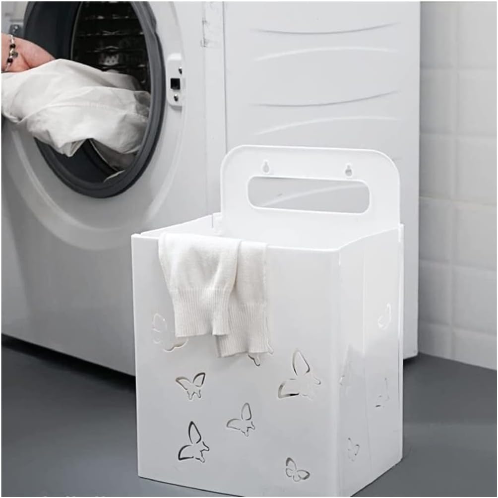 Laundry Basket Laundry Hamper Dirty Clothes Storage Basket,Foldable Laundry Basket,Hanging Washing Machine Basket Hampers For Laundry (Color : A, Size : 26.5 * 21.5 * 39cm)