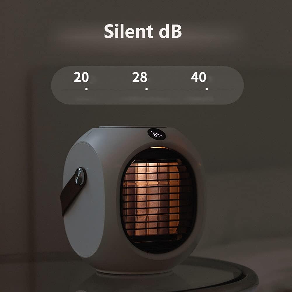 Cooling Fans Portable Air Conditioner, Personal Air Cooler with 3 Speeds for Room, Mini Air Conditioner Spray Fan Evaporative Air Cooler, Fan, Air Conditioner, Purifier, Night Light 4-in-1,for H