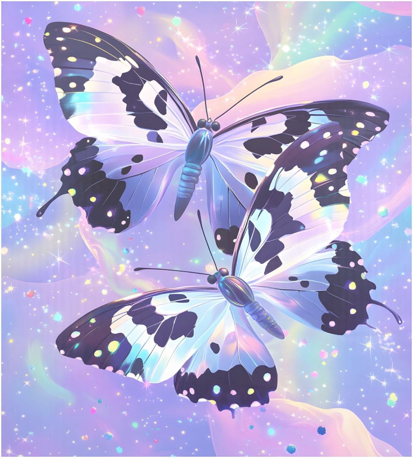 Dishwasher Magnet Cover Large Magnetic Stickers 3D Two Butterflies Front Dishwasher Cover Reusable Decal for Home Kitchen Anti-Scratch Refrigerator Decorative Lid Washing Machine Laundry 23