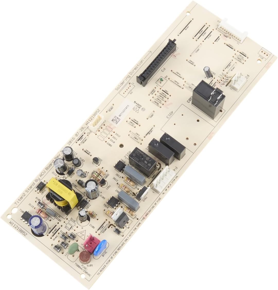 Whirlpool W11342846 OEM Microwave Electronic Control Board, Multicolor