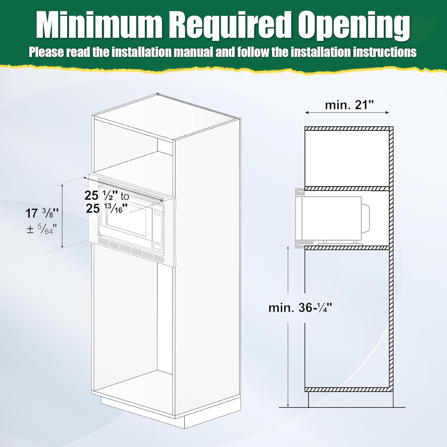 NN-TK922SS 27-inch Microwave Trim Kit Compatible with Panasonic Microwave Ovens, for 2.2 Cubic Feet Microwave Oven, Built-in Stainless Steel 27