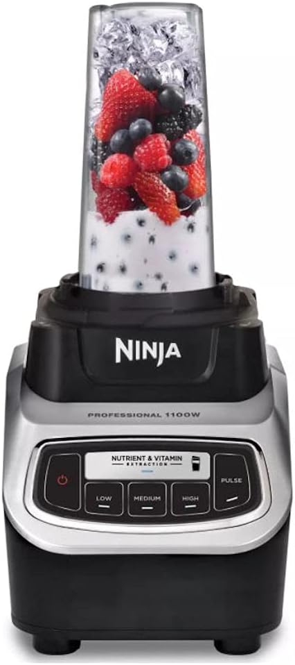 Ninja Professional Blender & Nutri Ninja Cups BL621