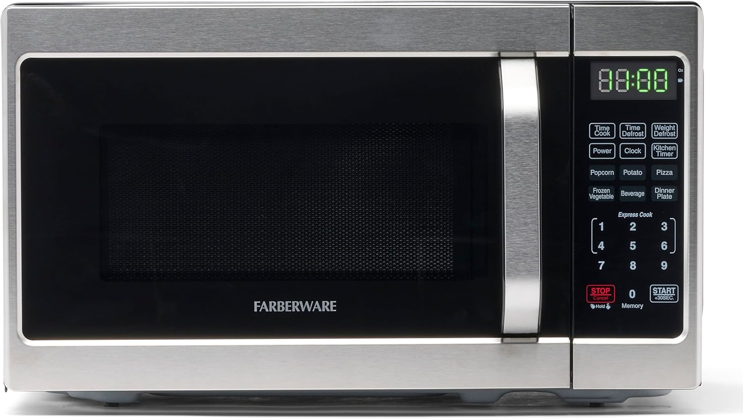 Farberware Countertop Microwave 700 Watts & Countertop Microwave 700 Watts, 0.7 cu ft - Microwave Oven With LED Lighting and Child Lock - Perfect for Apartments and Dorms - Easy Clean Stainless Steel