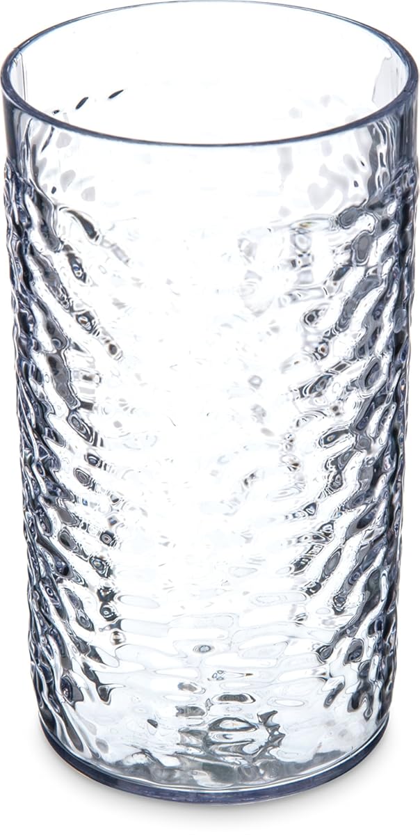 Carlisle FoodService Products 551707 Pebble Optic San Tumbler, 16.7-Ounce Capacity, Clear (Case of 24)