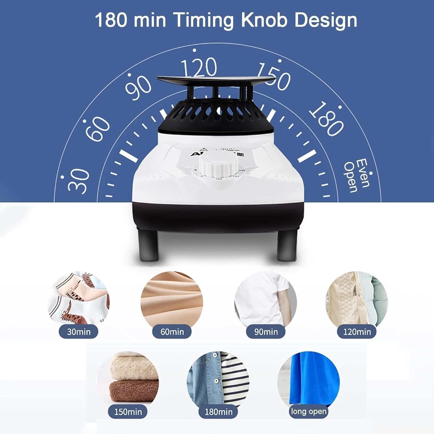 1000W Heated Clothes Dryer, Portable Electric Clothes Dryer, Large Capacity 15kg Stainless Steel Heated Clothes Airer With 180min Timing, For Apartment Home(Exclusive Model)