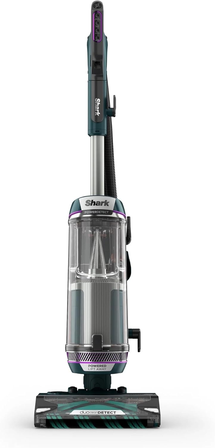 SHARK AZ4000 POWERDETECT Upright Vacuum Cleaner with DuoClean Technology, Odor Neutralizer Technology, Powered Lift-Away, Self Cleaning Brushroll, Anti-Allergen Complete Seal, XL Dustcup (Renewed)