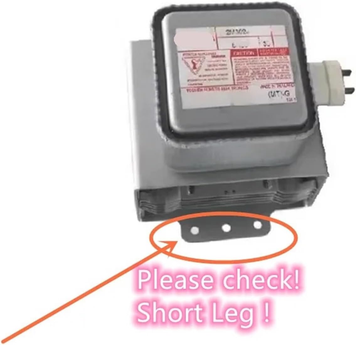 Short Leg 6 Holes Magnetron 2M302H For Microwave Oven Some models Parts Accessories