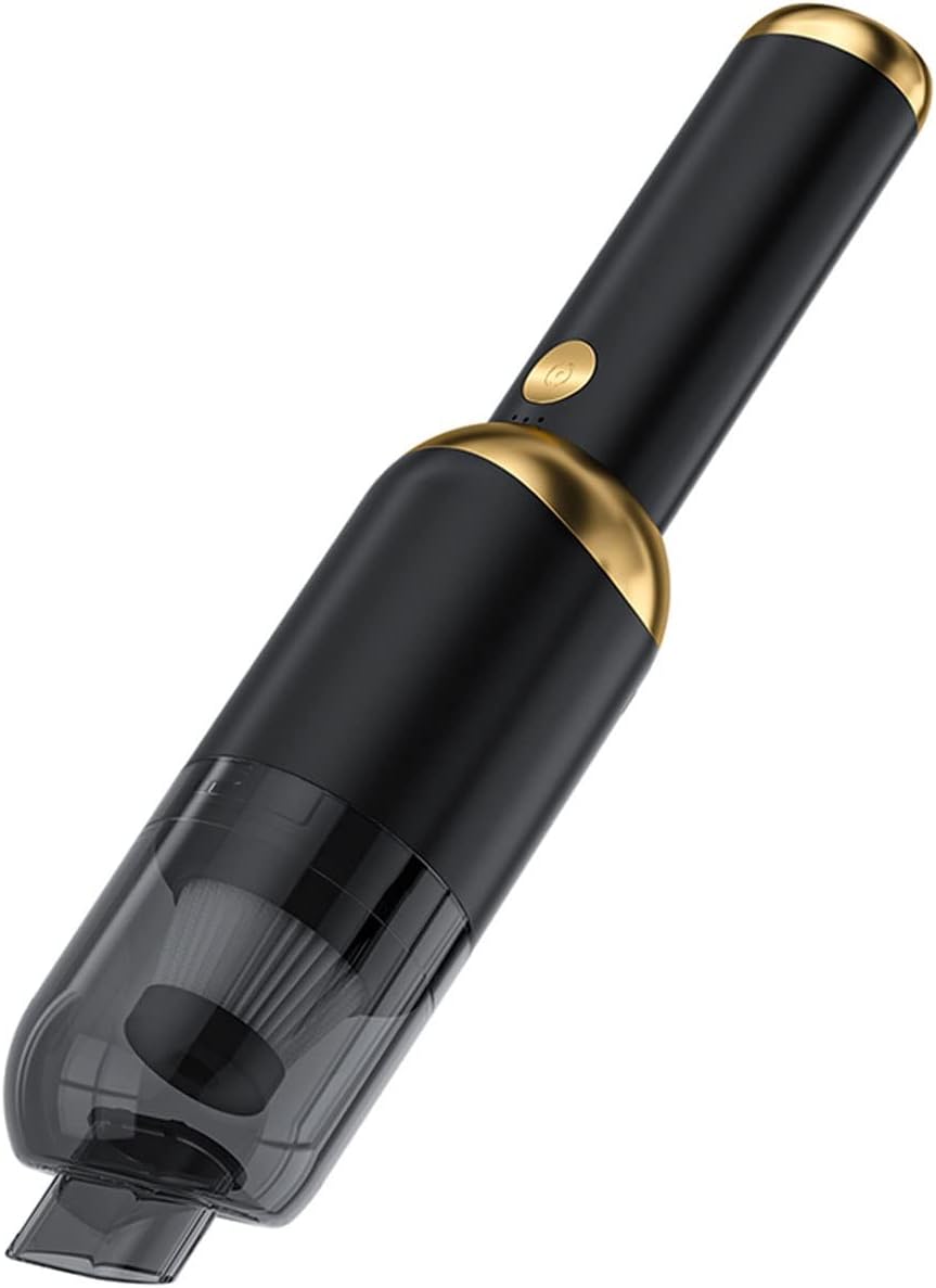 Car Vacuum Cleaner, Mini Handheld Cordless Car Vacuum Cleaner with LED Lighting, Comfortable Mute, Washable Filter for Car Home Office Cleaning