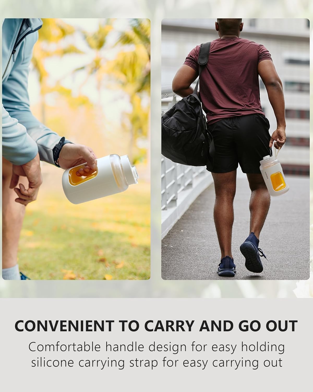 Personal Portable Blender, Smoothies, Milkshakes, and Ice Crusher with USB Rechargeable Travel Blender