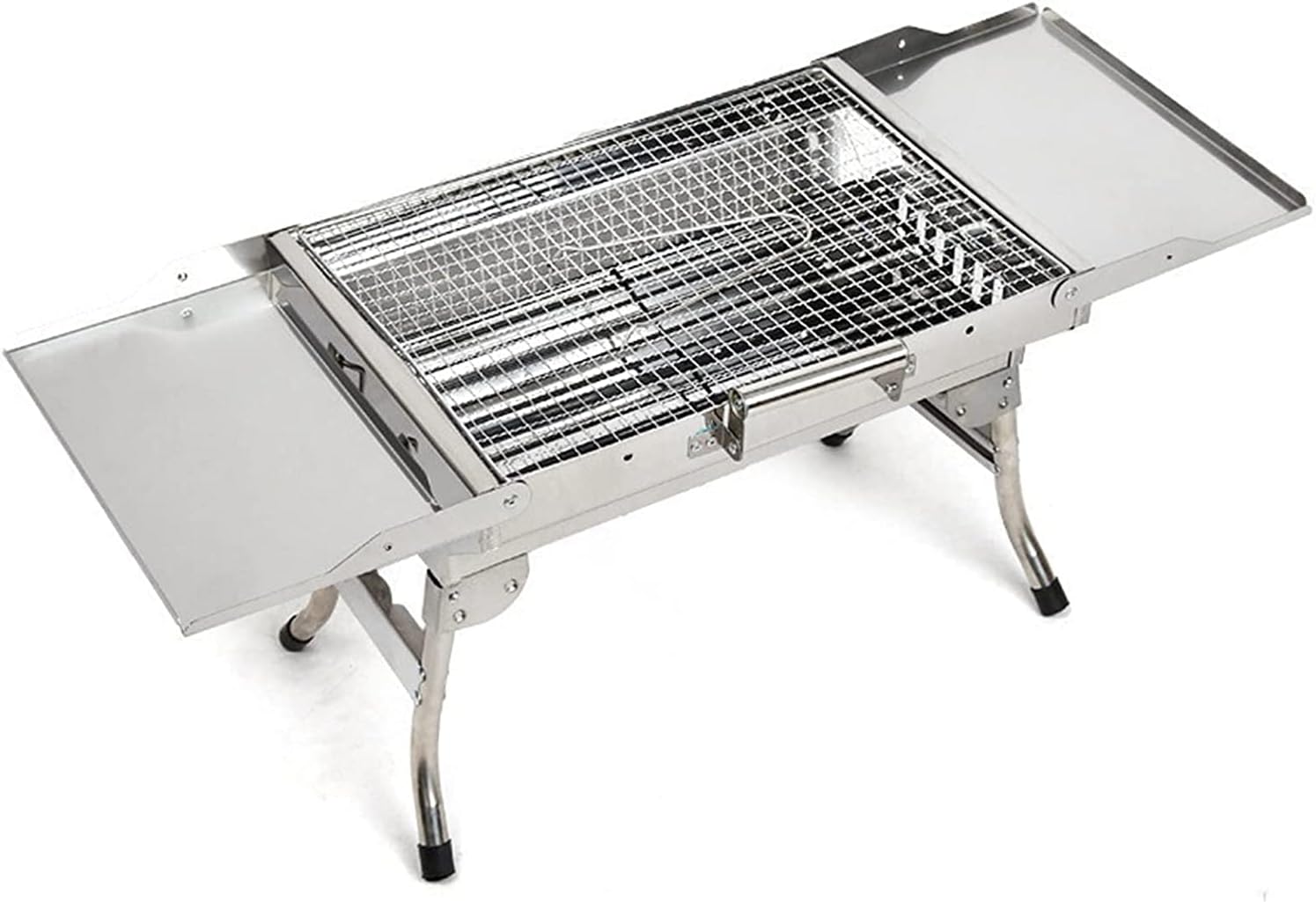 Gas grill Stainless Steel Folding Grill Outdoor Portable BBQ Charcoal Grill Multi-Purpose Carbon Grill