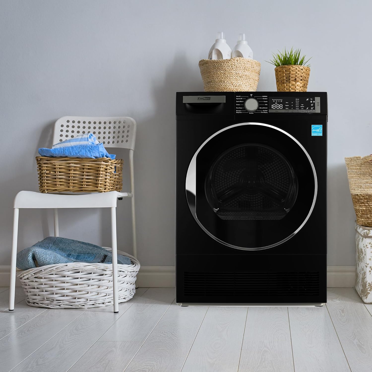 240V Condensor 4 cu.ft Refresh Dryer Energy Star (Matte Black)