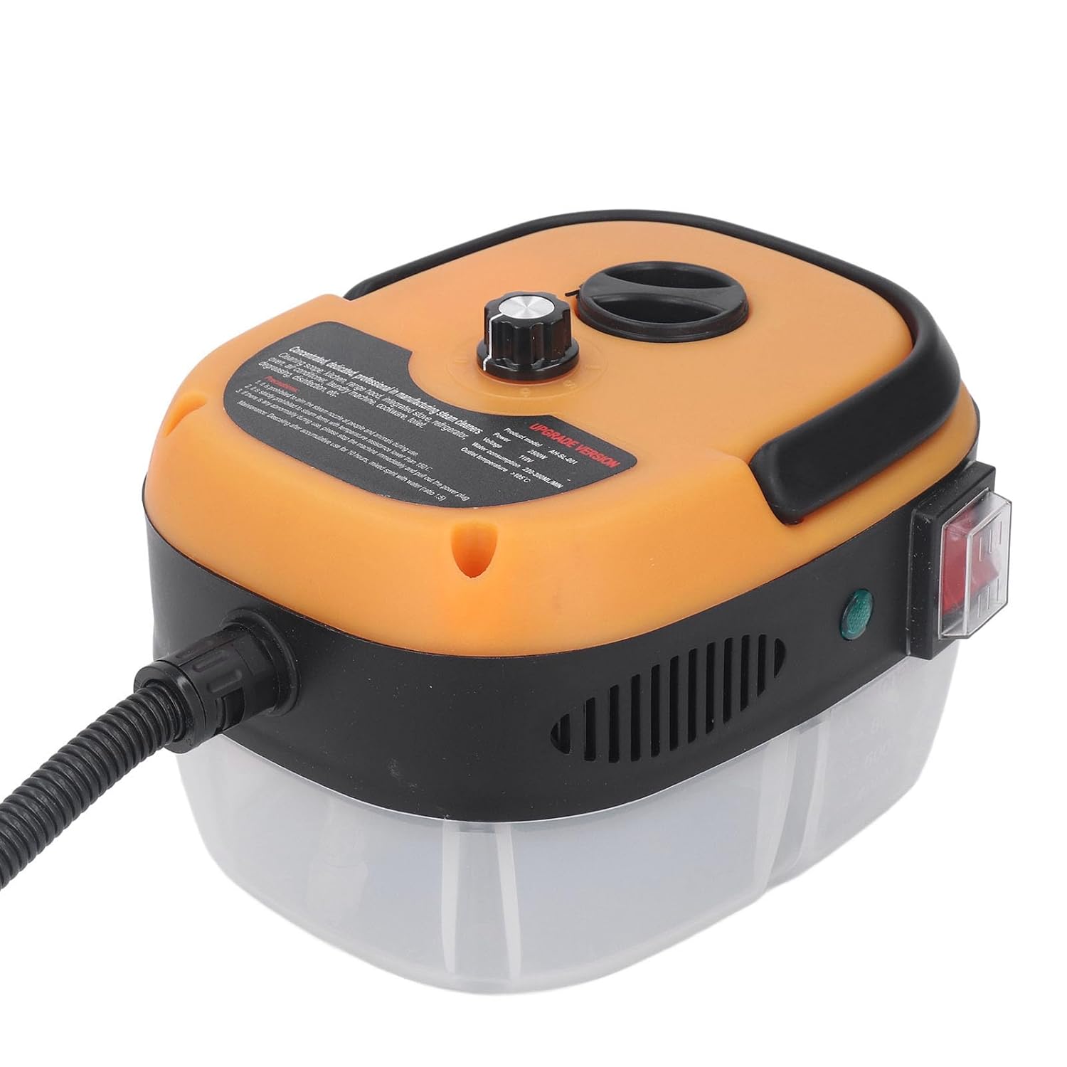 2500W High Pressure Steam Cleaner, Handheld Steam Cleaning Machine with Metal Liner for Car Kitchen (US Plug 110V)