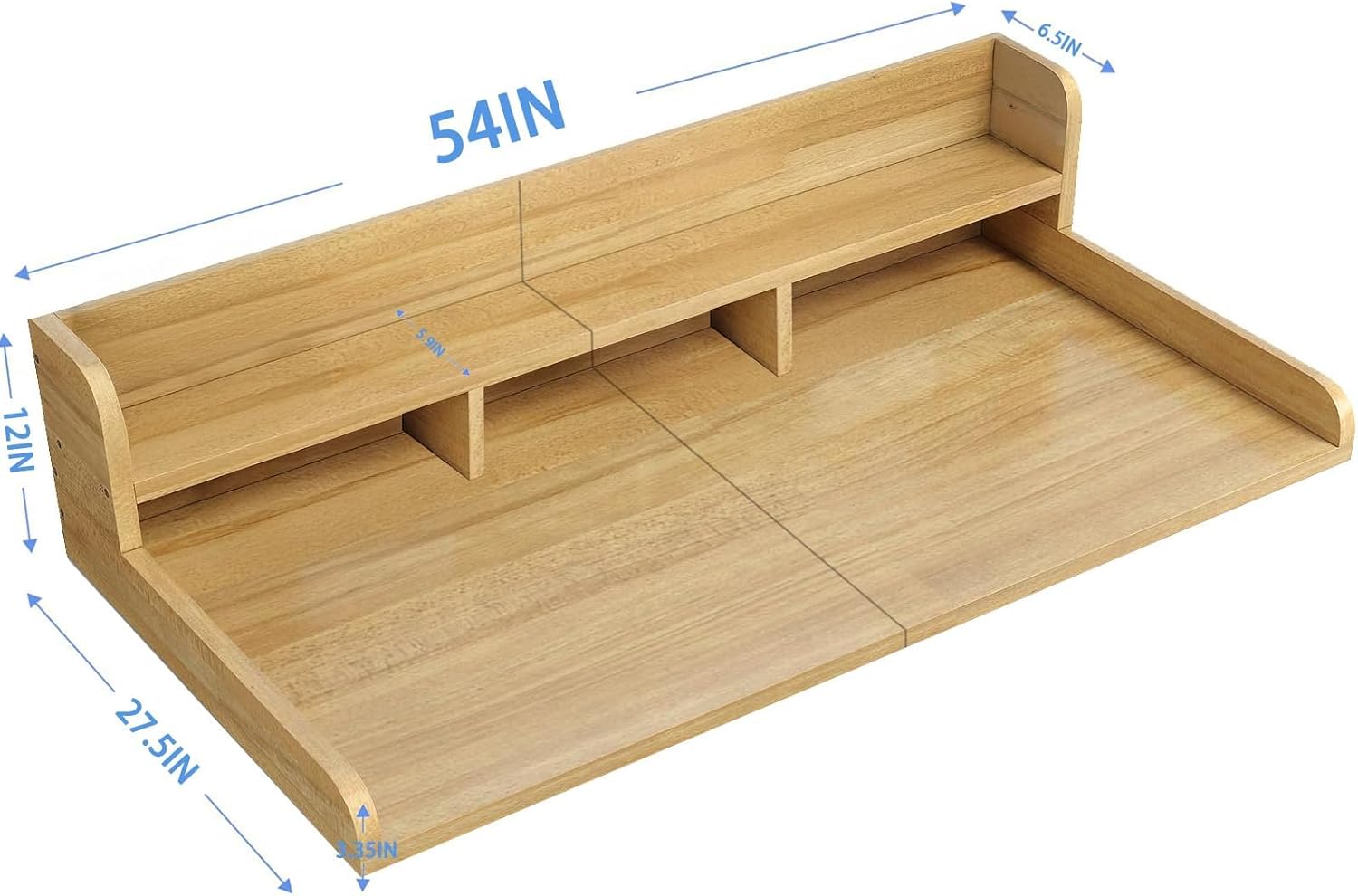 2-Tier Washer Dryer Countertop with Non-Slip Pads Laundry, Laundry Countertop Cover, 54