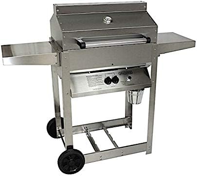 Phoenix SDRIV4LDDP Stainless Steel Riveted Grill Head on Cart - LP
