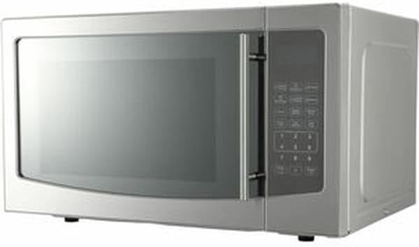 Microwave Oven - 1.1 cu. ft. Capacity - Microwave - 10 Power Levels - 1000 W Microwave Power - 120V AC - FuseStainless Steel - Countertop Silver