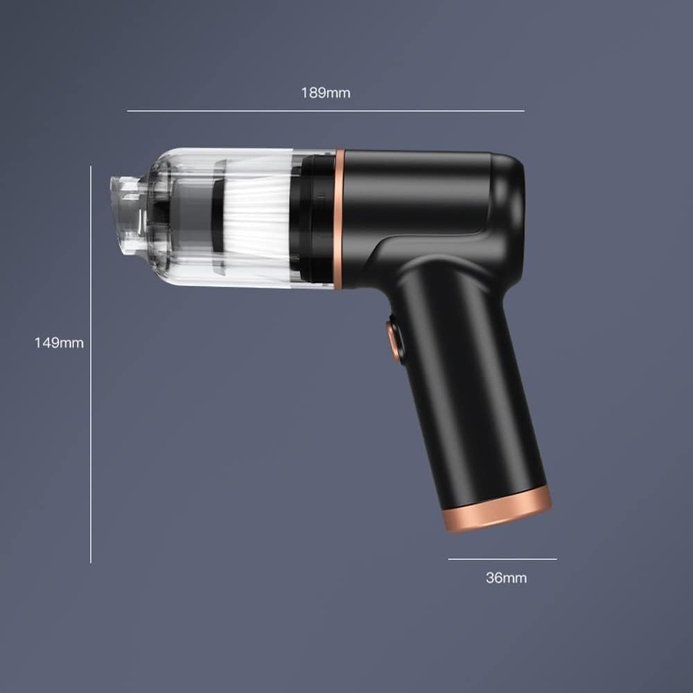 Handheld Vacuum Cordless, 12000Pa Strong Suction, Portable Hand Held Car Vacuum Cleaner with High Power, Rechargeable Mini Vacuum for Home Office Pet Hair Cleaning, Lightweight and Quick Charge ( Gray