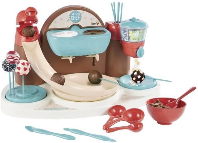 Smoby Chef Cake Pop Bakery - Baking Set for Children to Make Cake Pops - Baking and Kitchen Appliance from 5 Years (without Baking Ingredients)