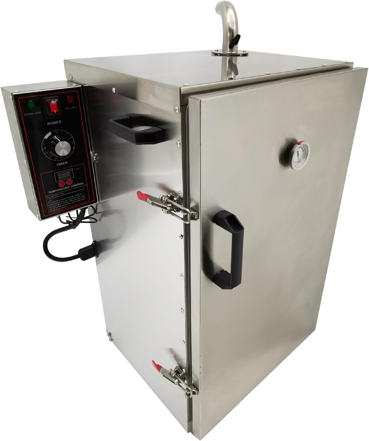 Automatic BBQ Meat Smoker Commercial Grill Sausage Smoke Oven 5-Layer Electric Smokehouse Oven 95-248℉ Digital Stainless Steel Bacon Smoker for Steaming/Drying/Smoking/Coloring 1KW 110V