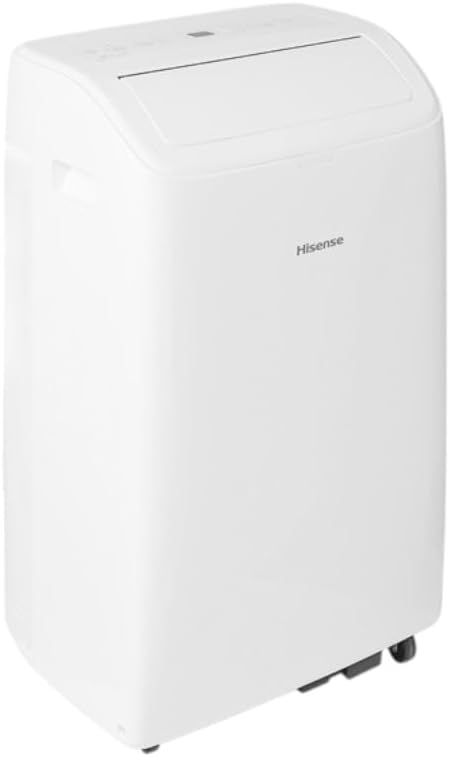 Hisense 8,000 BTU 350 Sq Ft Dual Hose Portable Air Conditioner with Inverter & Wi-Fi, 3-in-1 Cool, Dehumidify, and Fan Functions, 42 dB(A), Remote Control, Window Kit - HAP0825TWD (Renewed)