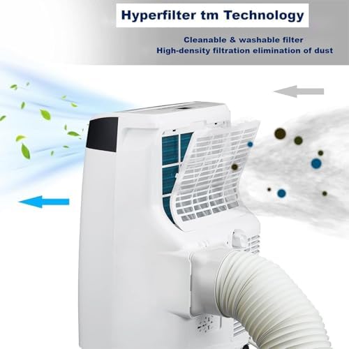 10000 BTU Portable Air Conditioner Cools Up to 450 Sq.Ft, Low Noise 52db/48db,3-In-1 Portable Ac Unit With Dehumidifier & Fan, Remote Control, 24H Timer, Sleep Mode, Includes Window Kit