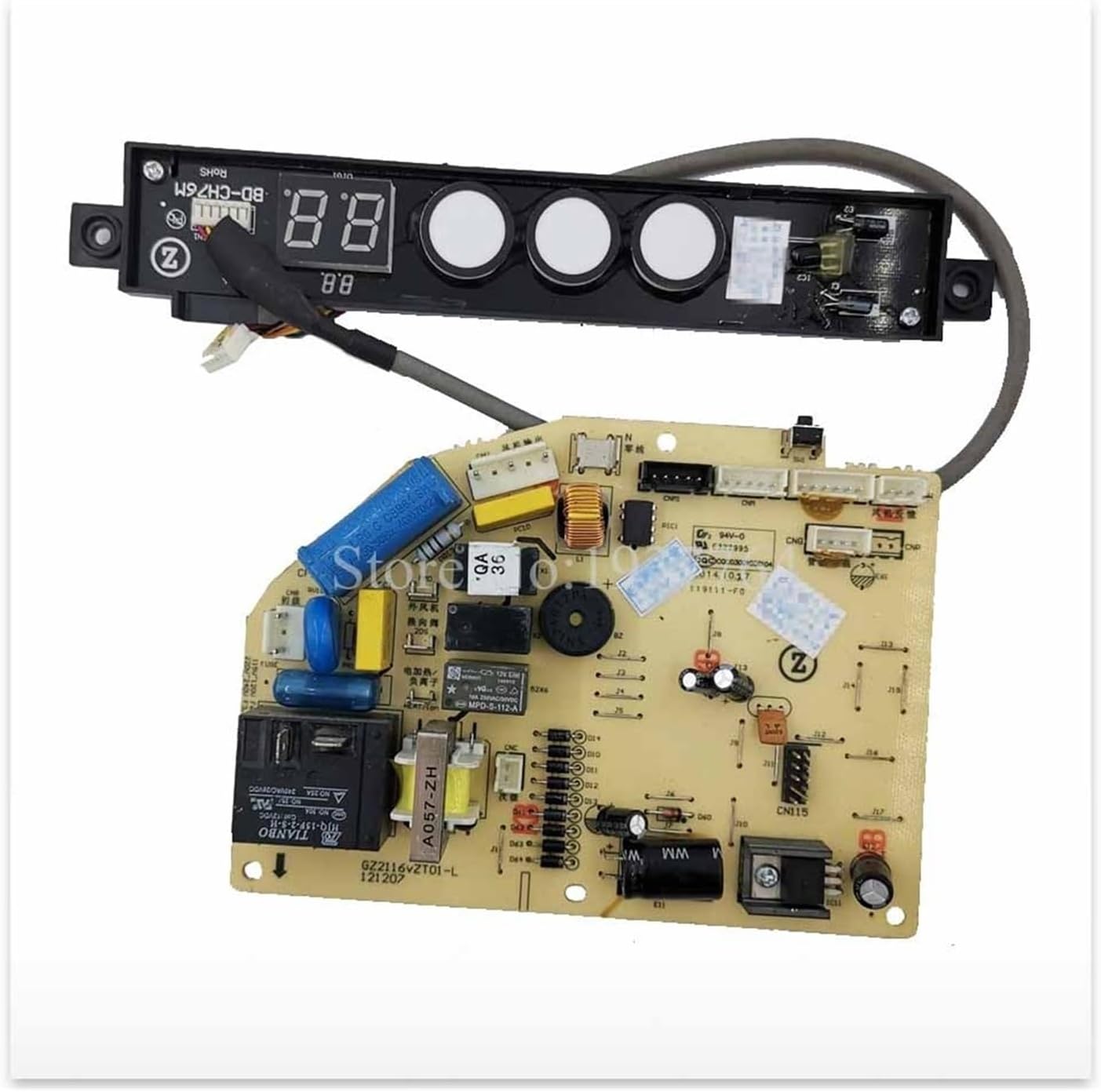 Compatible for Air， Conditioner Computer Board Circuit DK-26A3-VT Motherboard GZ2116vZT01-L Receiving Display Good Working(Yellow)