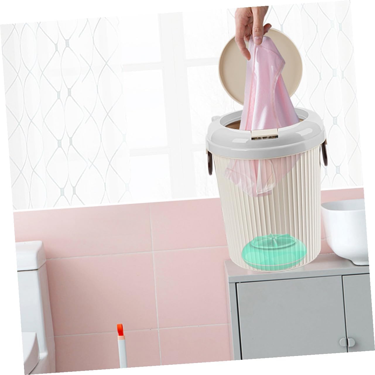 Veemoon Portable Mini Ultrasonic Washing Machine for Underwear and Clothes Compact Turbine Washer with USB Power Quick Clean Tool for Apartments Rvs and Condos Blue