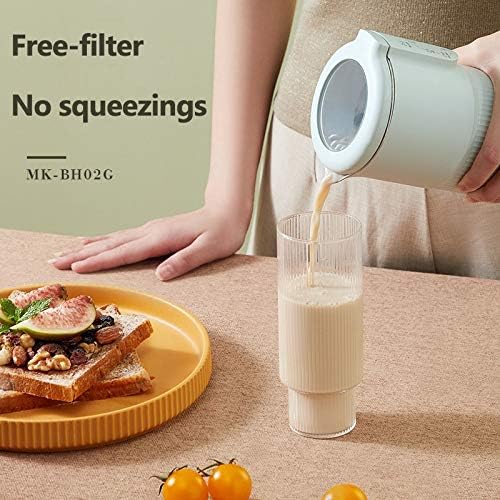 Soymilk Maker Machine Filter-free Multifunction Automatic Electric Heating Soya-Bean Milk Juicer Stir Rice Paste Make Tea 300ml(black-JoJo's Bizarre Adventure1)