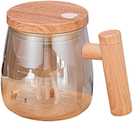 Self Stirring Coffee Mug, 400ML Self Stirring Mug Electric Speed Mixing Mug With Waterproof Automatic Mix Cup For Coffee Milk Protein Powder,Electric Stirring Cup(Gold)
