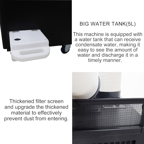 Industrial Air Conditioner Outdoor Indoor Spot Mobile Air Cooler 550m³/h Commercial Aircon with Two Outlet Tubes 110V