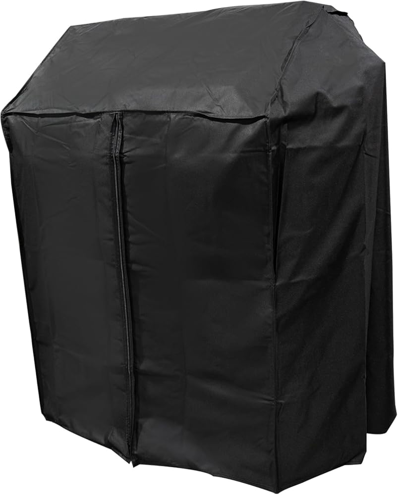 CT Copper Tailor 32 Inch Outdoor 4 Burner BBQ Gas Grill Cover, Black, Heavy Duty Waterproof 600D Oxford, 32