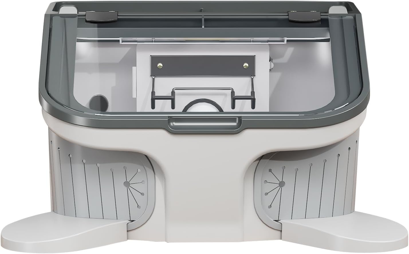 Rigoberto JT-69 Lab 14W Dust Collector Built-in Vacuum Cleaner Sandblasting Protector Box with LED Light