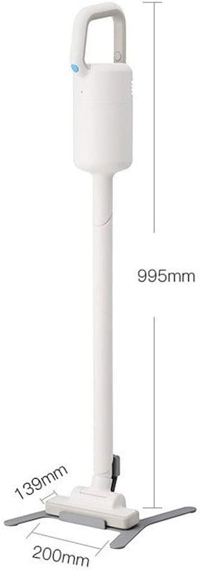 Hand Held Vacuum, Hand Vacuum Cordless with High Power, Mini Vacuum Cleaner Handheld Powered by Li-ion Battery Rechargeable Quick Charge Tech, for Home Cleaning. (Color : White)